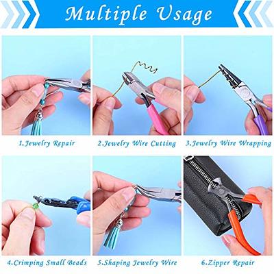 Jewelry Pliers, Acejoz 6pcs Jewelry Making Tools Kit Includs