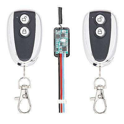 NEWTRY Wireless Crane Remote Control 8 Buttons 12V 2 Transmitters  Industrial Channel Electric Lift Hoist Wireless Switch Receiver (2  Transmitters + DC