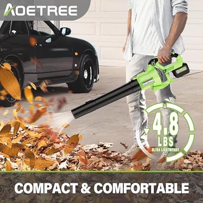 MAXLANDER Leaf Blower Cordless with Battery and Charger, 350CFM Battery  Powered Leaf Blowers for Lawn Care, 2-Speed Mode Electric Leaf Blower for  Snow Blowing 2PCS 2.0Ah Batteries Included - Yahoo Shopping