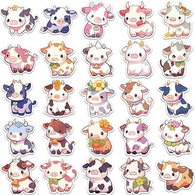  Cute Animal Stickers Colorful Animal Waterproof Stickers Kawaii Animal  Stickers Vinyl Aesthetic Stickers for Laptop,Bumper,Water  Bottles,Computer,Phone,Graffiti Decals for Kids Teens （50Pcs） : Electronics