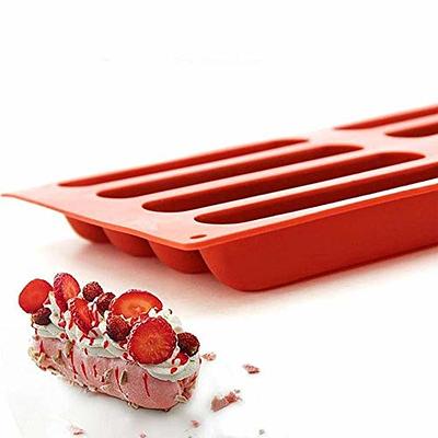 Brownie Pops Silicone Brownie and Cake Pop Molds Pan, 8-Cavity