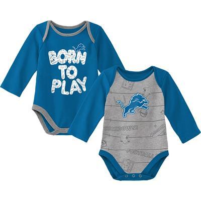 Newborn & Infant Orange/Gray Denver Broncos Two-Pack Double Up Bodysuit Set