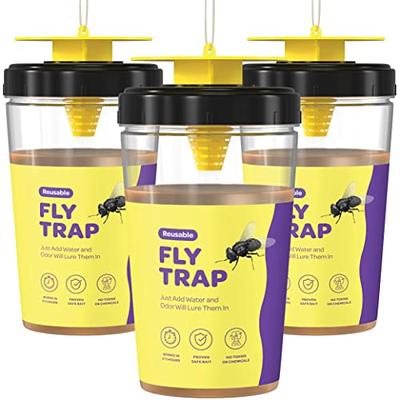 Protecker Fruit Fly Trap Refill Liquid Only,2023 New Fruit Fly Traps for  Indoors Refill Liquid,Ready-to-Use Fruit Fly Trap Bait Refill,Fruit Fly  Trap Killer for Home Kitchen Plant(6 Pack) - Yahoo Shopping