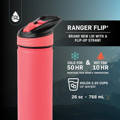 TAL Water Bottle Double Wall Insulated Stainless Steel Ranger Flip