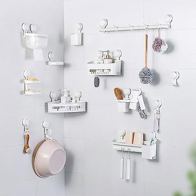 C-LARSS Wall Mount Suction Cup Tissue Holder Multifunctional Bathroom Towel  Toilet Roll Paper No Drilling Toilet Tissues Holder for Bathroom, Kitchen,  Washroom White - Yahoo Shopping