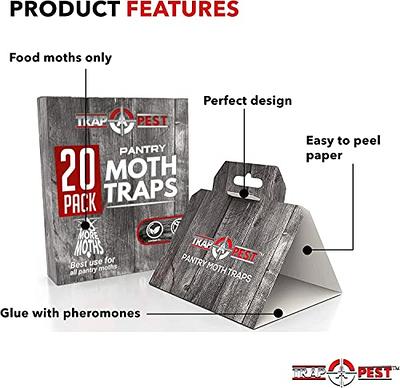 20 Pack Pantry Moth Traps - Safe and Effective for Food and Cupboard - Glue  Traps with Pheromones for Pantry Moths - Trap a Pest - Yahoo Shopping