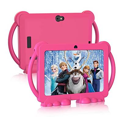 SGIN Android 12 Kids Tablet, 2GB+64GB Tablets for Kids, 10 Inch Kids Tablet  with Case, Dual Camera, WiFi, Parental Control APP, Educational Games,  iWawa Pre Installed, Pink 