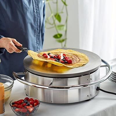  8 Electric Crepe Maker, Portable Crepe Maker Cordless Crepe Pan  Maker Griddle Crepe Pan with Non-Stick Coating for Crepes, Blintzes,  Pancakes, Bacon, Tortillas: Home & Kitchen