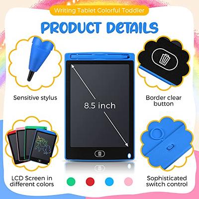 PYTTUR LCD Writing Tablet for Kids 10 Inch Drawing pad for Kids Colorful  Toddler Doodle Board Reusable Electronic Drawing Tablet Drawing Set for  Kids