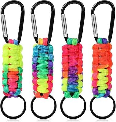  Mini Spring Clip Hook, Duarable 15kg Bearing Keychain Key Rings  Quick Link Carabiner Tool Set : Industrial & Scientific