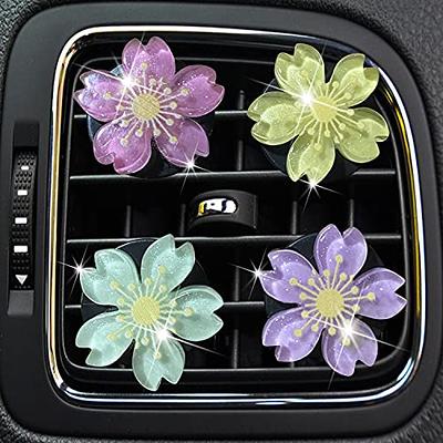 6 Pcs Daisy Air Vent Clips, Cute Flower Car Air Fresheners Vents Clips Car  Diffuser Vent Clip Glam Car Interior Decor Charm Daisy Cute Car Accessories