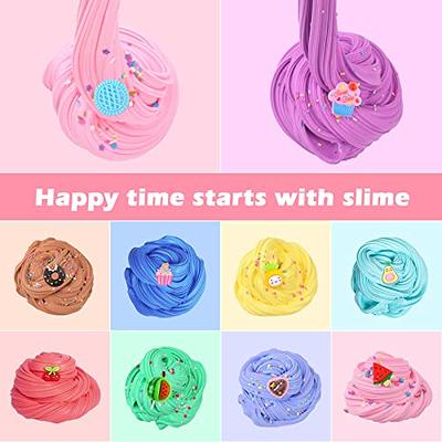 Butter Slime Kit 8 Pack, Including Lemon, Grape, Pineapple Etc Fruit Slime  Accessories, Super Soft and Non-Sticky, Educational Stress Relief Slime
