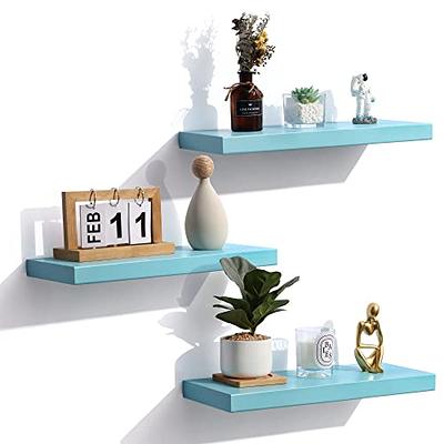 upsimples Floating Shelves for Wall Décor Storage, Wall Mounted