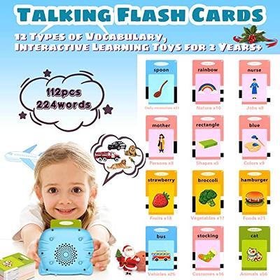 Talking Flash Cards Learning Toys For Toddlers Ages 2-6 Year Old