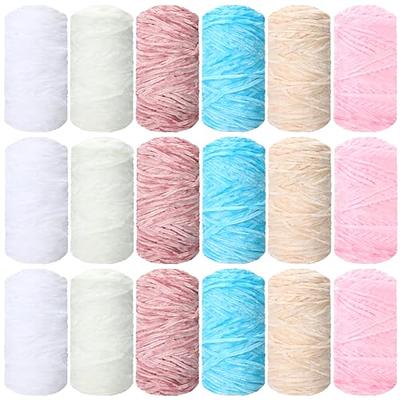 Blanket Yarn For Crocheting Soft Weaving Thread DIY Chenille Wool