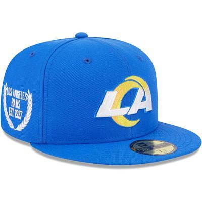 Men's Pro Standard White/Royal Los Angeles Rams 2Tone Snapback Hat