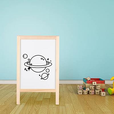 Kraftic Deluxe Standing Art Easel for Kids - Toddler Drawing Chalkboard,  Magnetic Whiteboard, Dry Erase Board, Paper Roll and Accessories