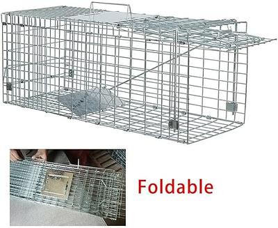 Live Animal Trap Cage Humane Cat Trap Rabbit Trap Humane Mouse Trap Live  Traps for Raccoons Small Animal Trap Squirrel Traps Outdoor Groundhog Trap