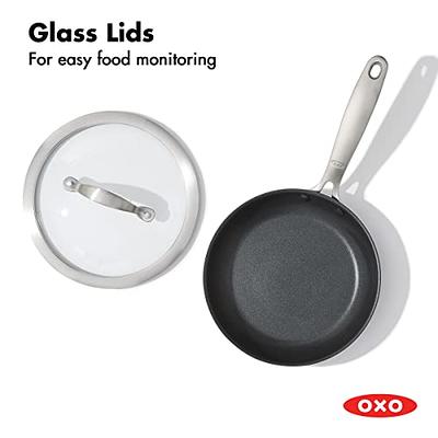 OXO Good Grips Pro 10 Frying Pan Skillet, 3-Layered German Engineered  Nonstick Coating, Stainless Steel Handle, Dishwasher Safe, Oven Safe, Black