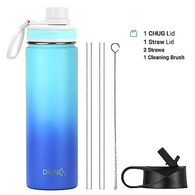 Simple Modern 32 Ounce Summit Water Bottle - Stainless Steel Tumbler Metal  Flask +2 Lids 