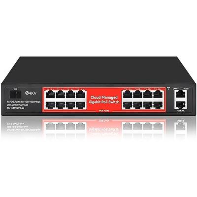 TP-Link TL-SG1005P, 5 Port Gigabit PoE Switch, 4 PoE+ Ports @65W, Desktop,  Plug & Play, Sturdy Metal w/ Shielded Ports, Fanless, QoS & IGMP