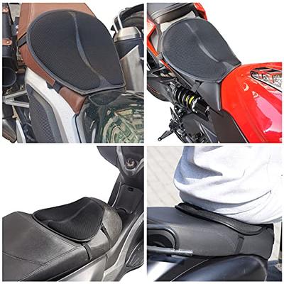 CERITORN 5-Layer Shock Absorbing Motorcycle Seat Cushion 3D Anti-Skid  Breathable Mesh Cushion Motorcycle Seat Pad, Fast Drying Doesn't Increase  The Height of Riding Saddle, Comfortable and Safe - Yahoo Shopping