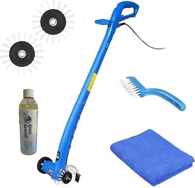 Grout Cleaner Bundle, Electric Stand Up Tile Grout Cleaner Machine with 20'  Cord, 3 Brush Wheels, 1 Cleaner, 1 Grout Hand Brush, 1 Microfiber Cloth -  Yahoo Shopping