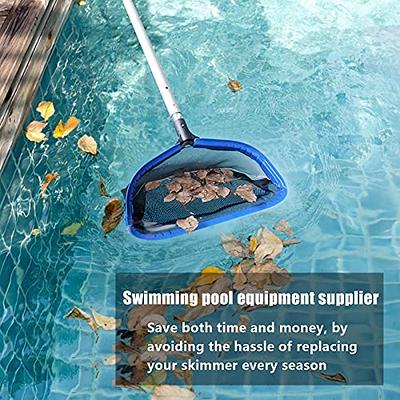 Poolvio Professional Heavy Duty Swimming Pool Leaf Skimmer Rake