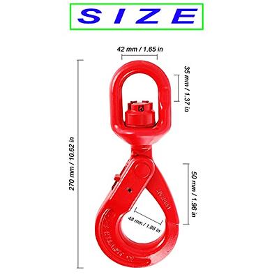 3 tonne Swivel Hook with Safety Catch