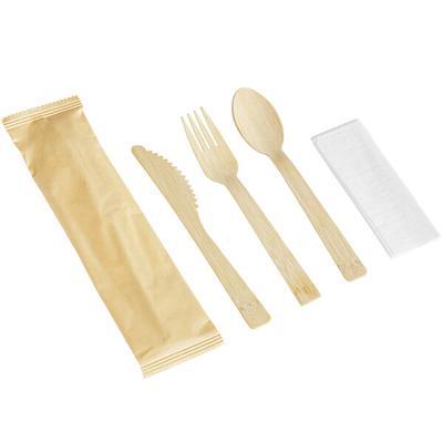 Zulay Bamboo Utensil Set w/ Holder - 6 Pieces