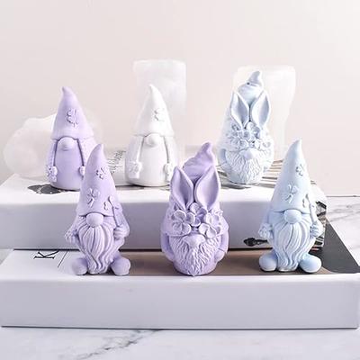 Four Small Unpainted Ceramic Molds Christmas