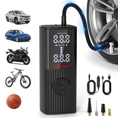Tire Inflator Portable Air Compressor for Car Tires, VXSCAN 150 PSI 3X Fast Inflation  Cordless Tire