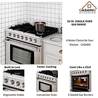 GAS Cooktop w/ 6 Deep Recessed Sealed Burners & Griddle | Gasland Chef