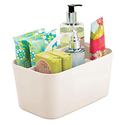 mDesign Plastic Shower Caddy Storage Organizer Utility Tote