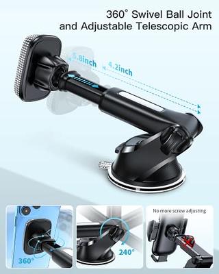 APPS2Car Adjustable Arm Suction Cup Magnetic Dash Mount Car Phone Holder –  APPS2Car Mount