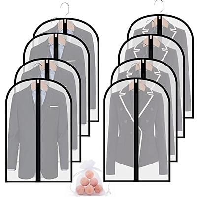 homeminda Moth Proof Garment Bags 60in Long Dress Clear