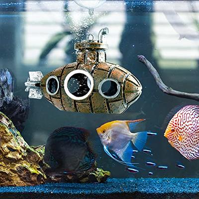 2-pack Fish Tank Decorations Cute Little Diver Aquarium Decoration