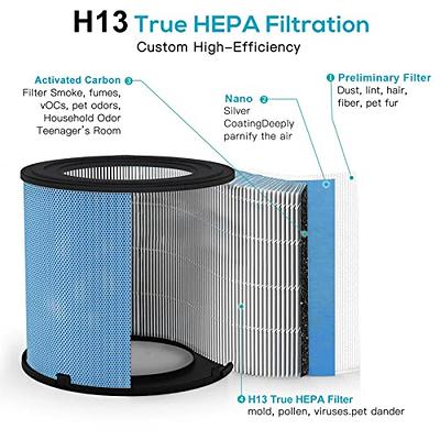 Levoit LV-H132 Air Purifier with True HEPA Filter for Smoke, Bacteria, and  More 