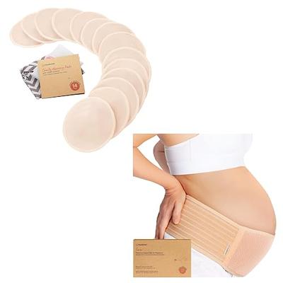 KeaBabies Organic Nursing Breast Pads and Maternity Belly Band for Pregnancy  - 14 Washable Pads + Wash Bag - Soft & Breathable Pregnancy Belly Support  Belt - Breastfeeding Nipple Pads - Yahoo Shopping