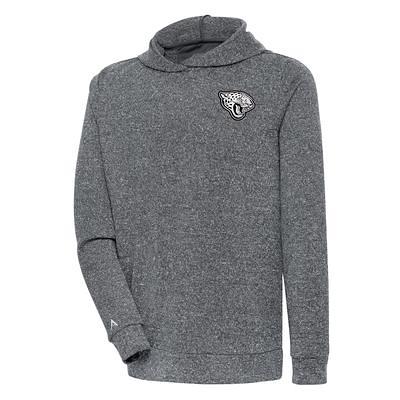 Miami Dolphins Antigua Victory Pullover Hoodie - Heather Gray