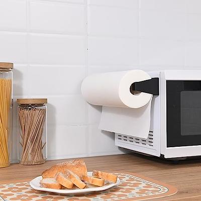 Magnetic Paper Towel Holder for The Side of Refrigerator Steel