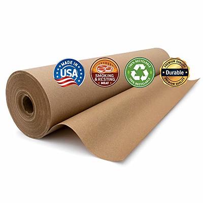 RUSPEPA Black Kraft Paper Roll - 12 inches x 100 feet - Recyclable Paper  Perfect for for Crafts, Art,Small Wrapping, Packing, Postal, Shipping