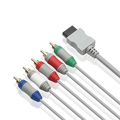 Component HD AV Cable to HDTV-EDTV (High Definition 480p) Compatible with  Nintendo Wii and Wii U 6 Feet