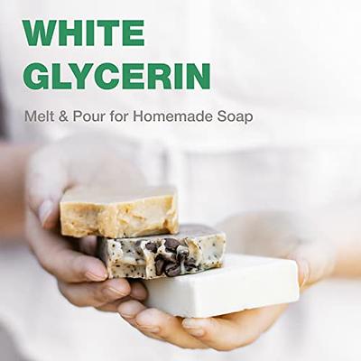 White or Clear Glycerine Soap - DIY Beauty, BULK by LB