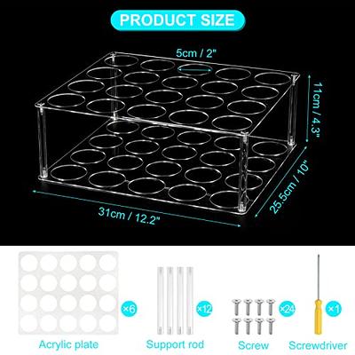 Vinyl Roll Storage 20-Holes Vinyl Storage Rack for Craft Room Vinyl Roll  Holder for up to 20 Vinyl Rolls, Acrylic Material