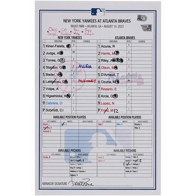 Luis Severino New York Yankees Player-Worn #40 White Pinstripe Jersey vs.  Boston Red Sox on April 8, 2022