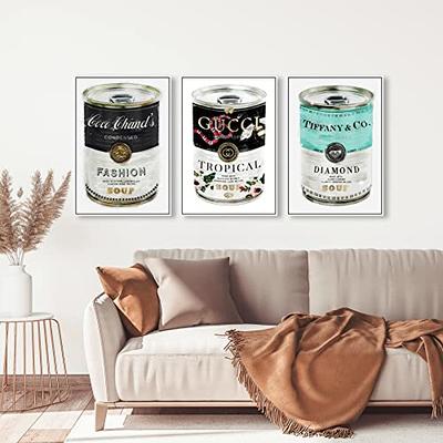 The Oliver Gal Artist Co. Fashion and Glam Modern Canvas Wall Art Fashion  Italian soup SET Living Room Bedroom and Bathroom Home Decor 20 in x 30 in  White and Gold - Yahoo Shopping