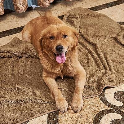 Waterproof Blanket for Dogs Pee Urine Liquid Proof Blanket for Couch Sofa Bed Soft Reversible Furniture Protector Cover Sherpa Pet Blanket for Small