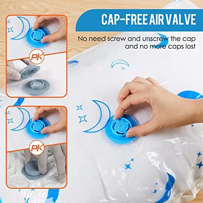 20 Pack Vacuum Storage Bags, Space Saver Bags (4 Jumbo/4 Large/4 Medium/4  Small/4 Roll) Compression for Comforters and Blankets, Sealer Clothes