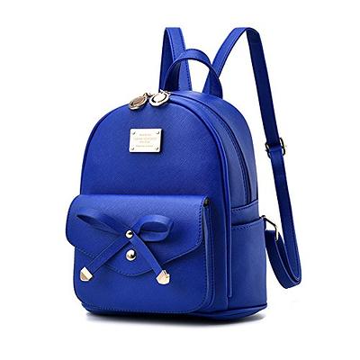 I IHAYNER Women's Simple Design Quilted Backpack Mini Backpack for Women  3Pcs Leather Backpack Purse for Women Small Backpack